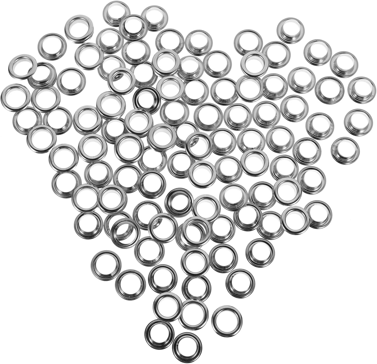 50 Sets Eyelets and Grommets Kit Durable Button Fasteners for Crafts Clothing and Purse Accessories Inner Multi Purpose Use