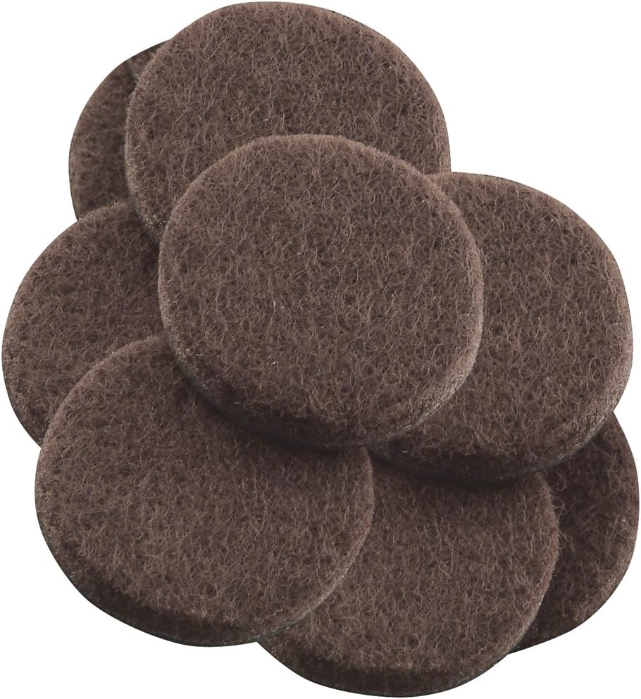 softtouch 7/8" Round Heavy Duty Self Stick Felt Furniture Pads to