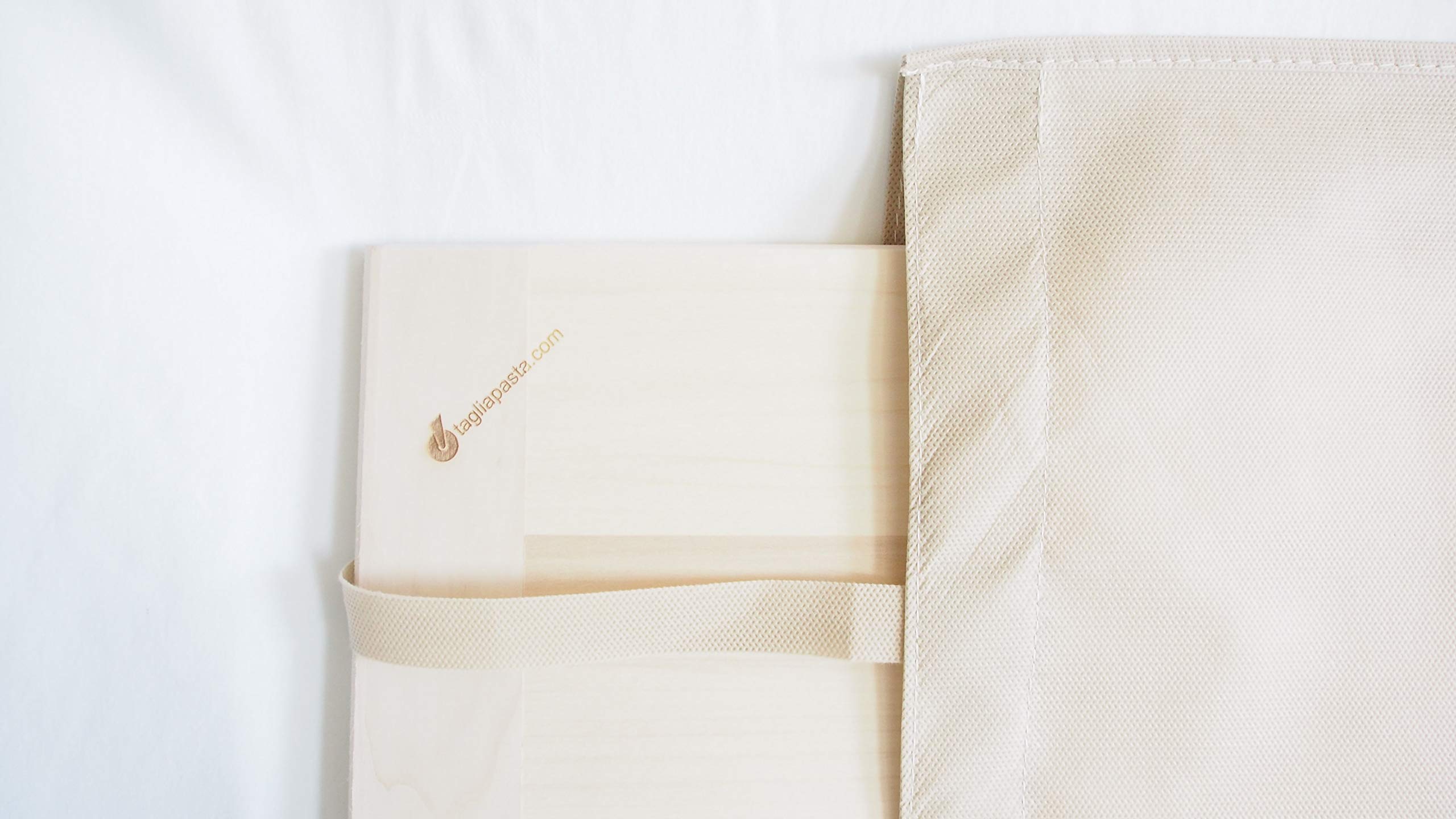 Spianatoia In Legno Di Pioppo 60x80cm | Asse Per Pasta, Pizza E Dolci Con Gradino