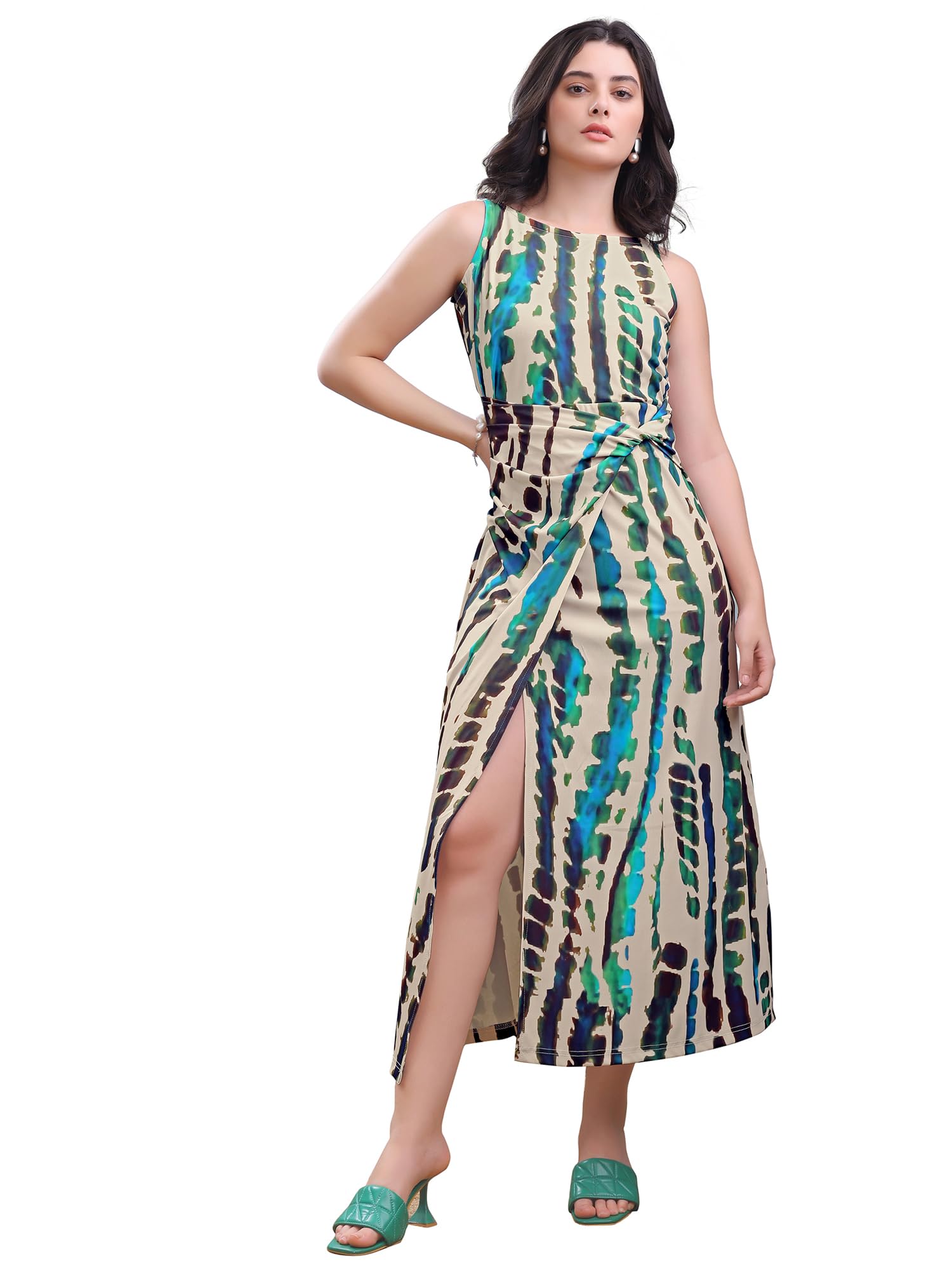 purvaja Women’s Twisted Maxi Length Dress (Wini-175-178)-picture-21