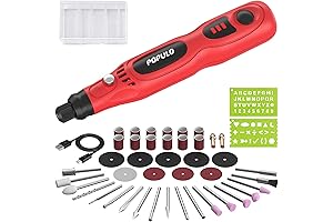 POPULO Mini Cordless Rotary Tool Portable Jewelry Polishing Kit
