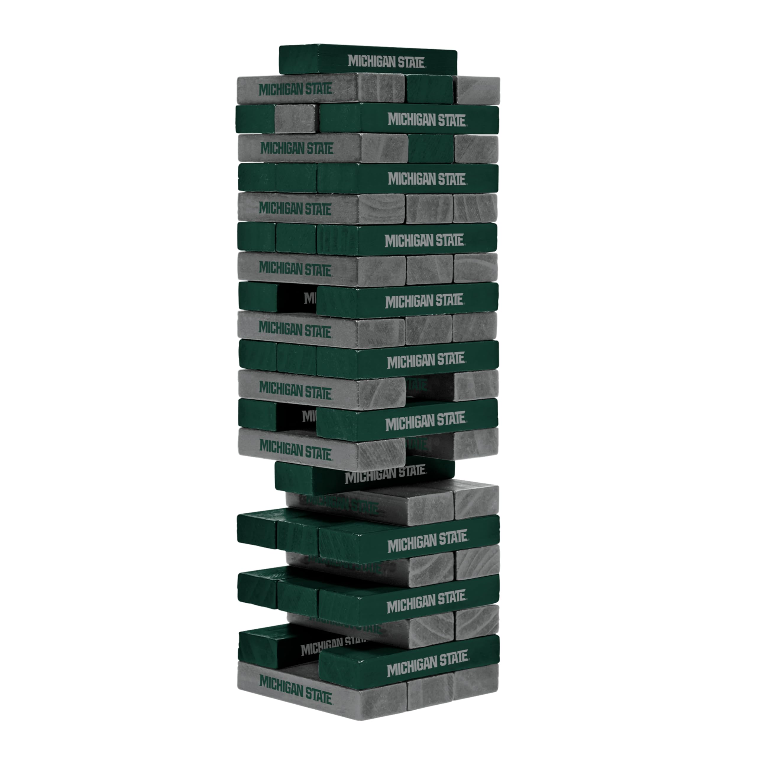 Wild Sports NCAA Pro Football Tabletop Stackers Block Game for College Football Fan, Dorm Game, Tailgate
