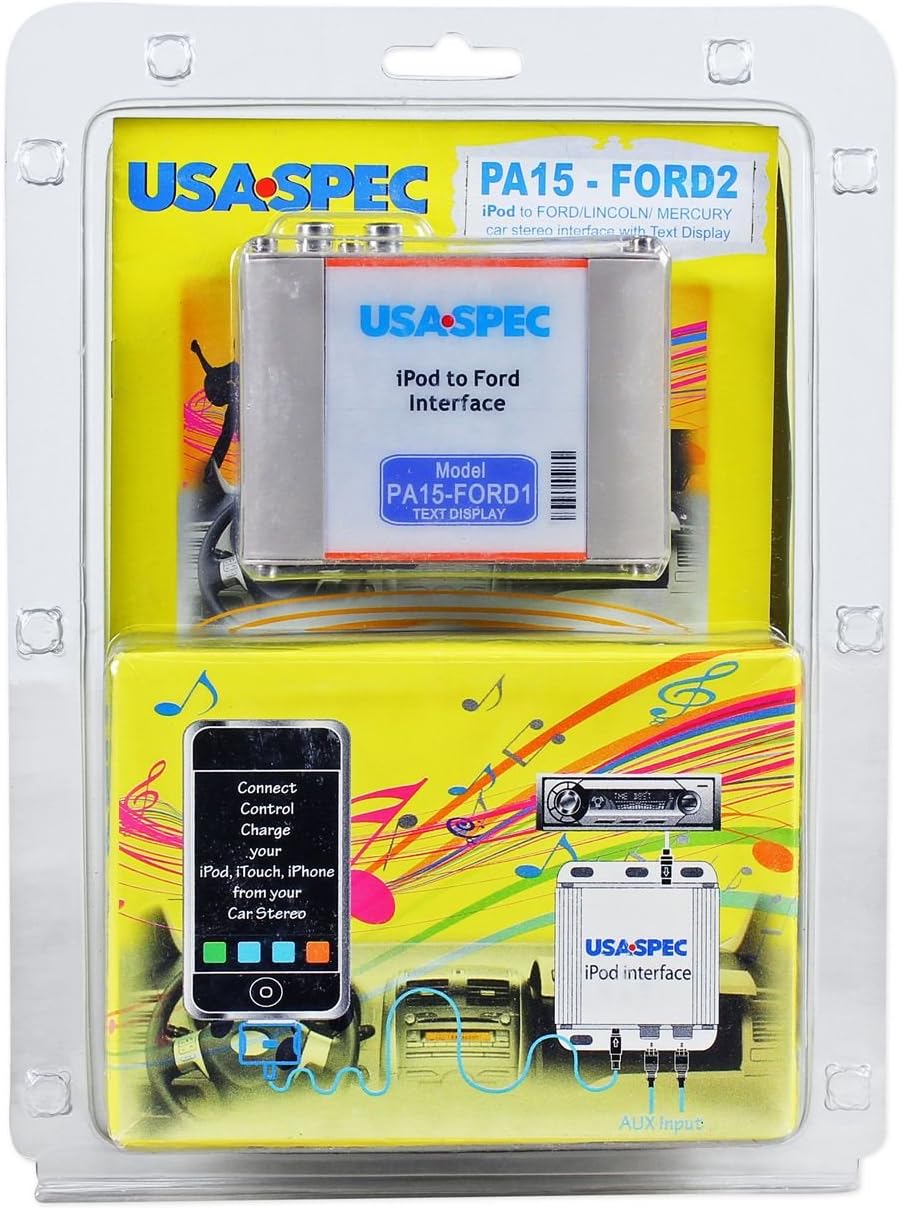 (PA15-FORD2) iPod to Factory Radio Wired Music Interface with AUX (RCA) Port for 05-09 Ford/Lincoln/Mercury with SAT