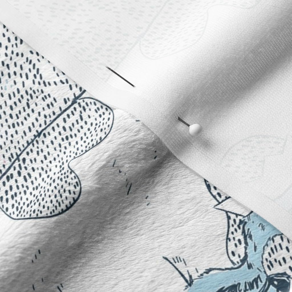 Spoonflower Fabric - Cow Princess Farm Cows Dairy Animal Cartoon Printed on Minky Fabric by The Yard - Sewing Baby Blankets Quilt Backing Plush