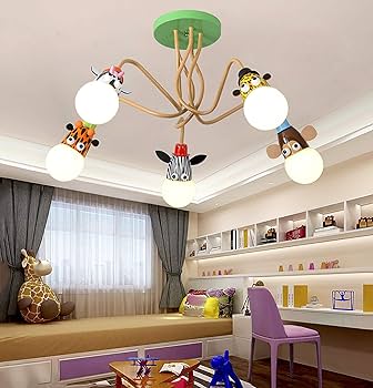 Amazon.co.jp: LED子供部屋ランプシーリングランプペンダント