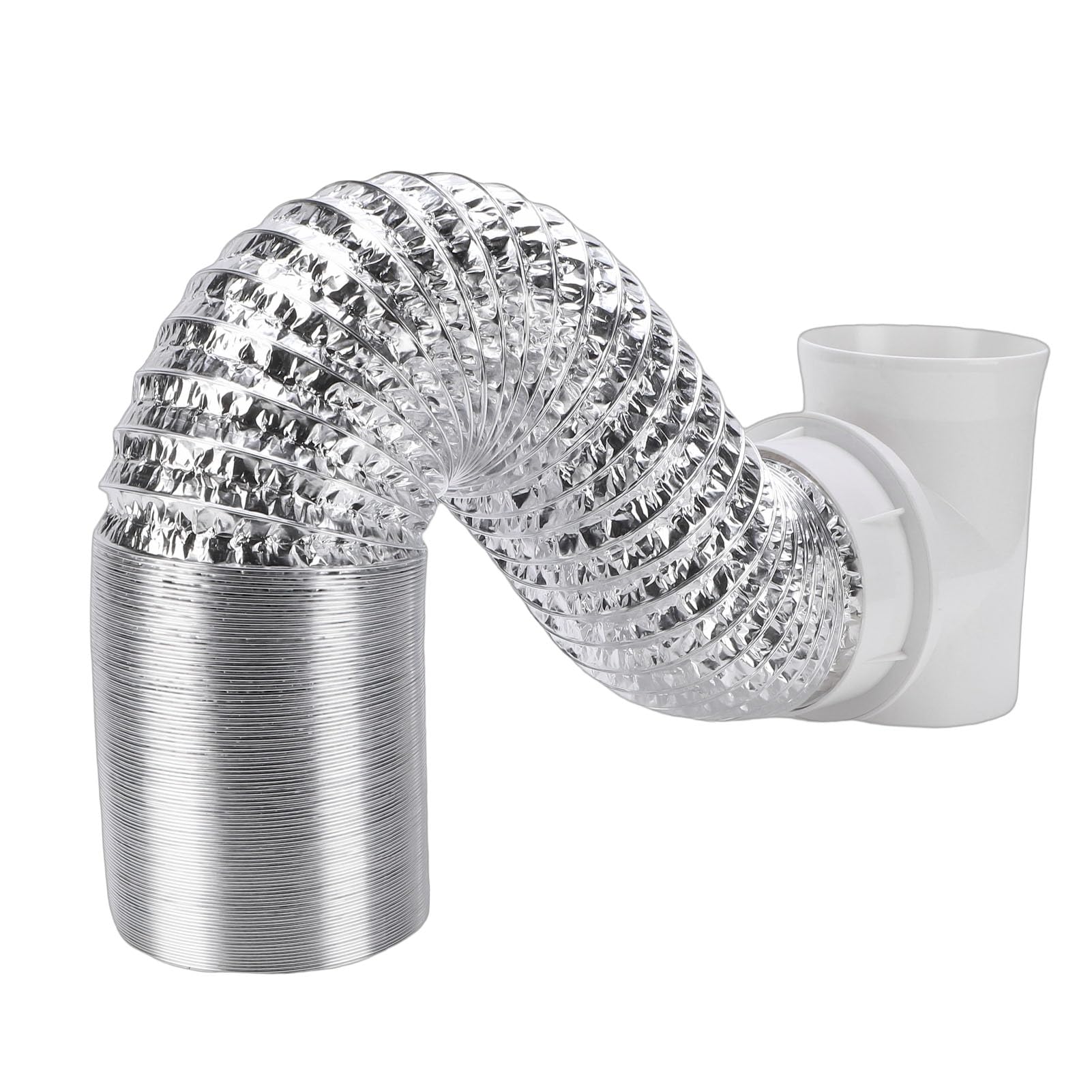 Luocute Kit de Manguera de Ventilación para Secadora, Codo de 90 Grados