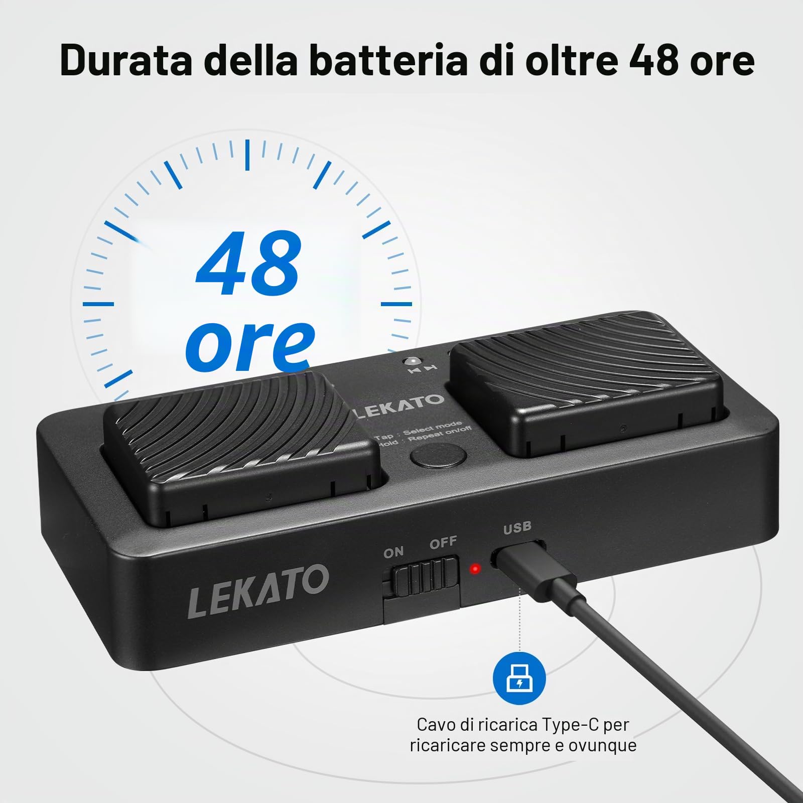 LEKATO Bluetooth Pedale Girapagina per Tablet e Smartphone, Pedale Wireless Silenzioso
