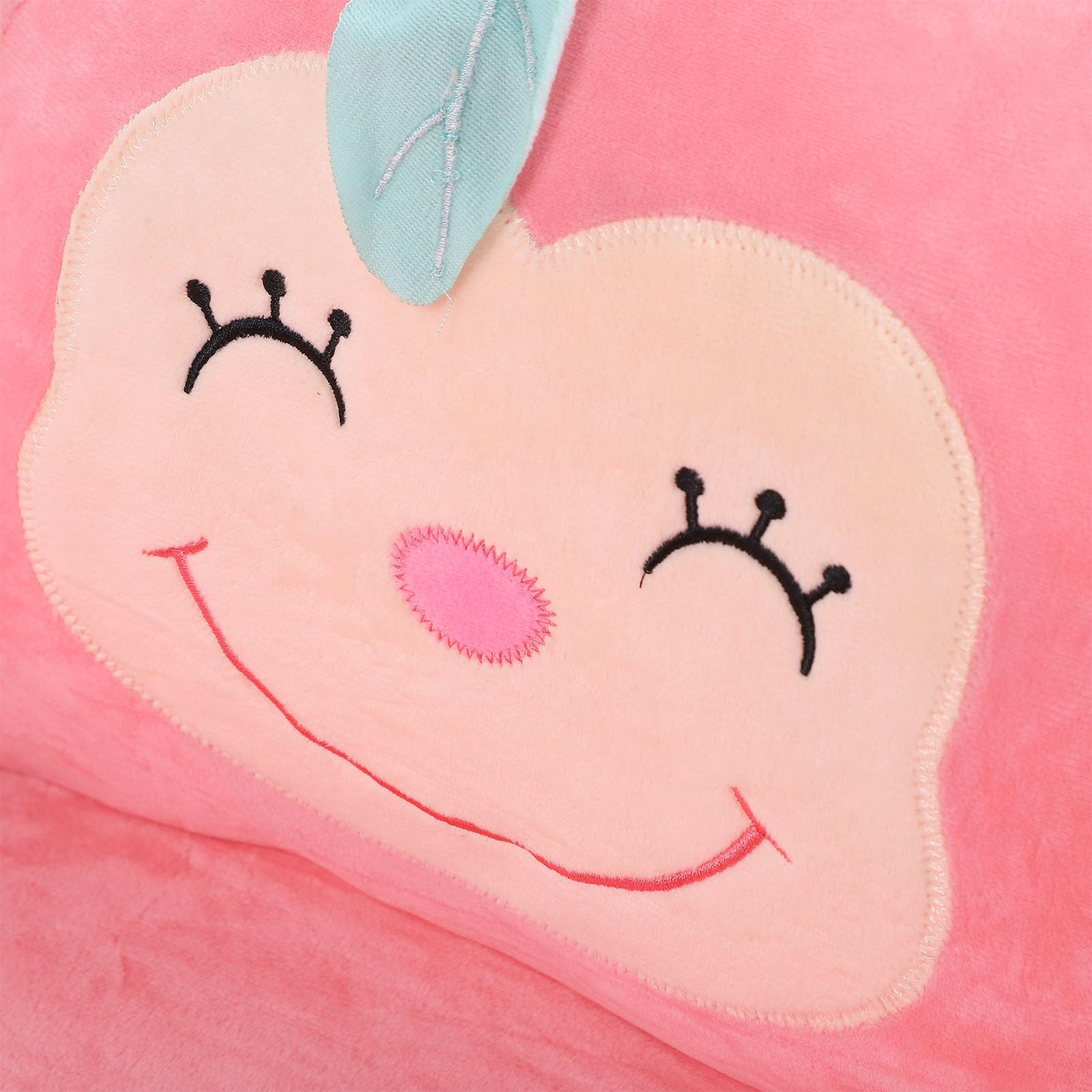 SIXRUN Mono Sofá para Niños Sofá de Felpa Suave para Niños, Plegable para de Diseño único para el Jardín de Infantes en Casa, Sillón para Pequeños Resistente y Resistente (Pink)