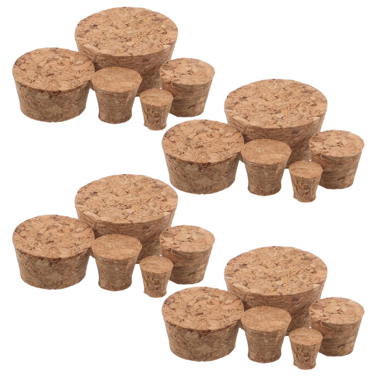 ibasenice 100 Wooden Bee Hole Plugs for Outdoor Wood and Fence Repair