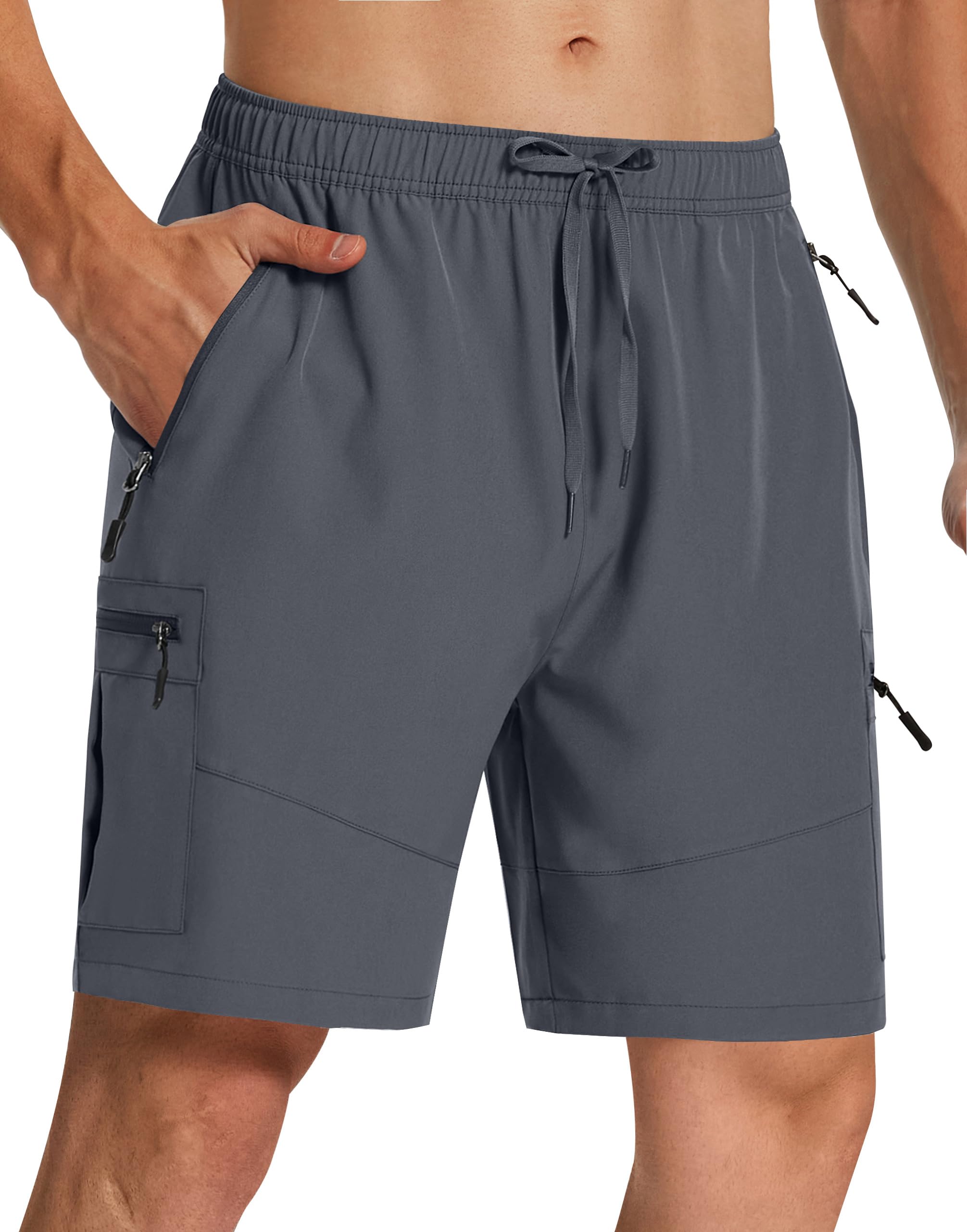 SERAMY Mens Hiking Cargo Shorts 7