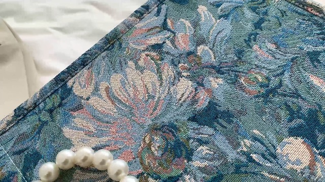 Bolso tote de lujo de algodón y lino con gran capacidad miniatura 7