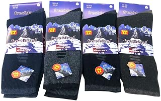 Mens Merino Wool Socks | Socks for Walking, Running, Hiking | Comfortable Thick Outdoor Wool Socks Men |Socks Mens 6-11