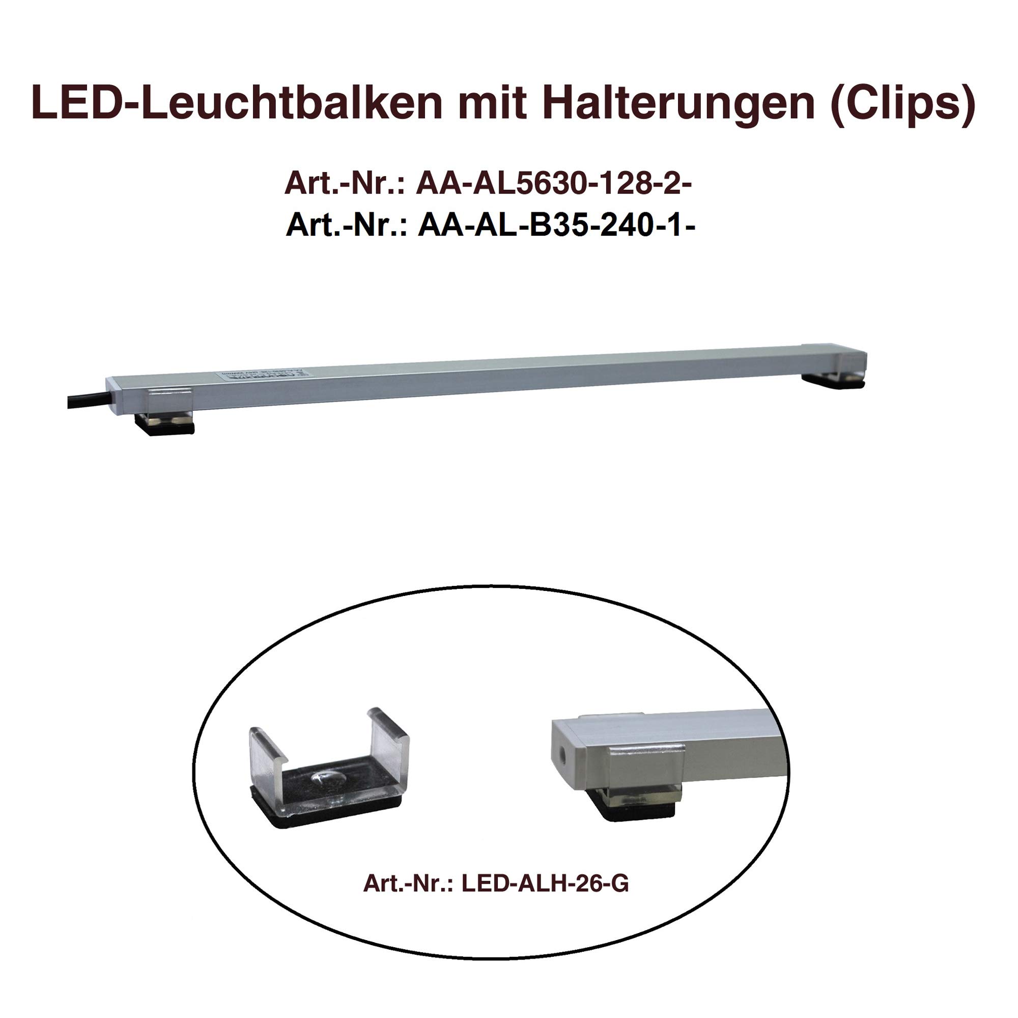 Meerwasser Aquarium LED-Leuchtbalken 3X 30cm (2X Tageslicht + 1x blau)