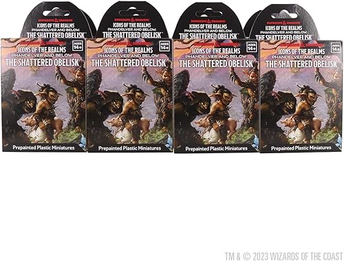 Miniatura 1 de WizKids D&D Icons of the Realms Phandelver and Below The Shattered Obelisco - 8 unidades de mazmorras y dragones de ladrillo de refuerzo en miniatura