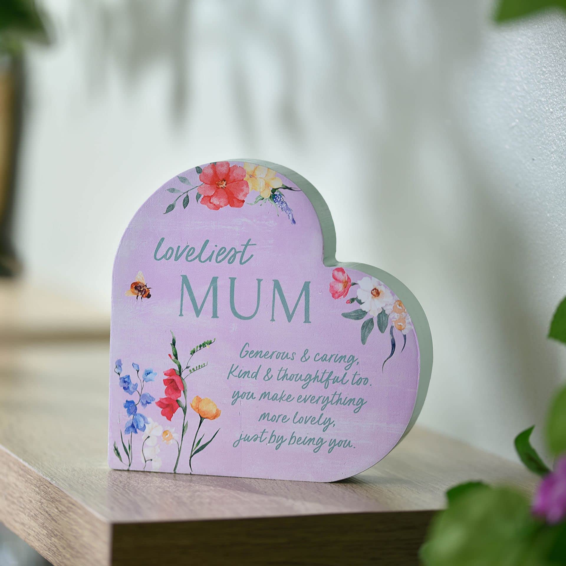 Widdop And Co Widdop The Cottage Garden 3D Heart Mum Medium