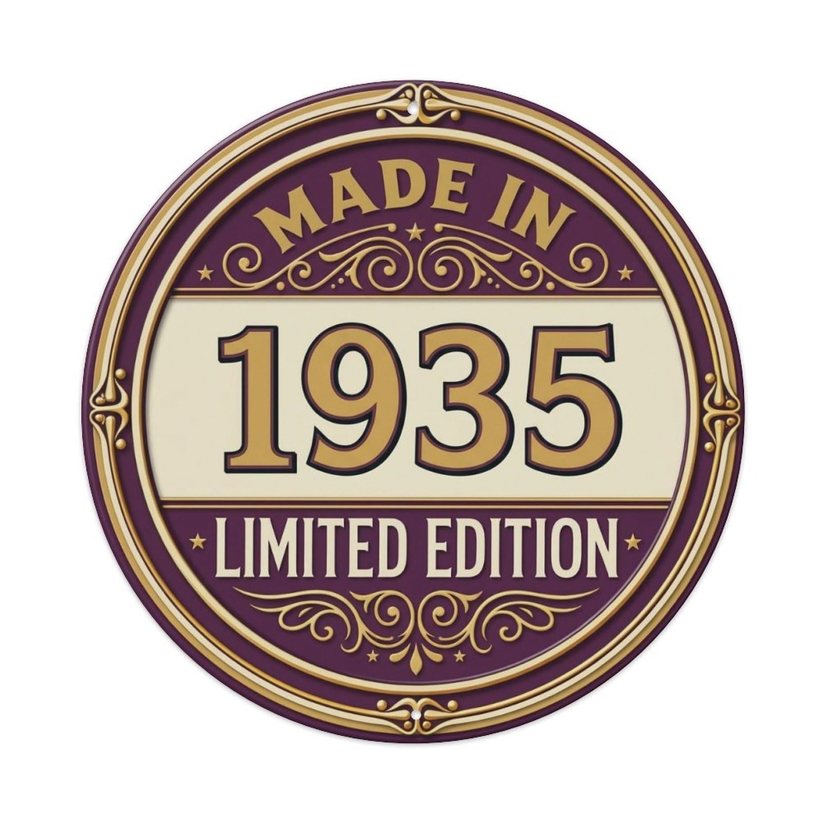 Okahys 8X8inch(20X20cm) Made In 1935 Limited Edition Metal Tin Sign