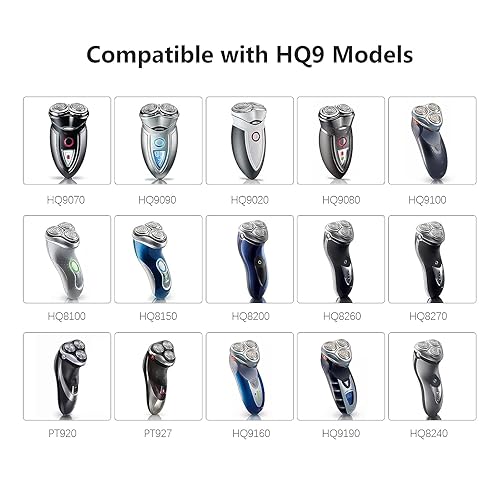 Miniatura 3 de HQ9 - Cuchillas de repuesto para cabezal de afeitadora Philips Norelco HQ9070 HQ9080 HQ82408260 PT920 8140XL 8150XL 8160XL 8170XL, 6 piezas