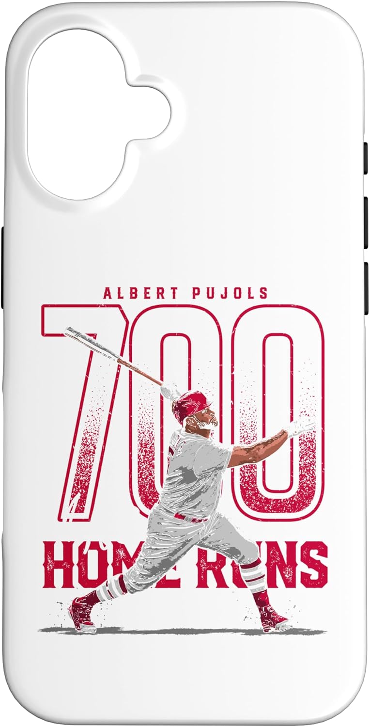 iPhone 16 Albert Pujols 700 Home Runs Albert Pujols St Louis MLBPA Case