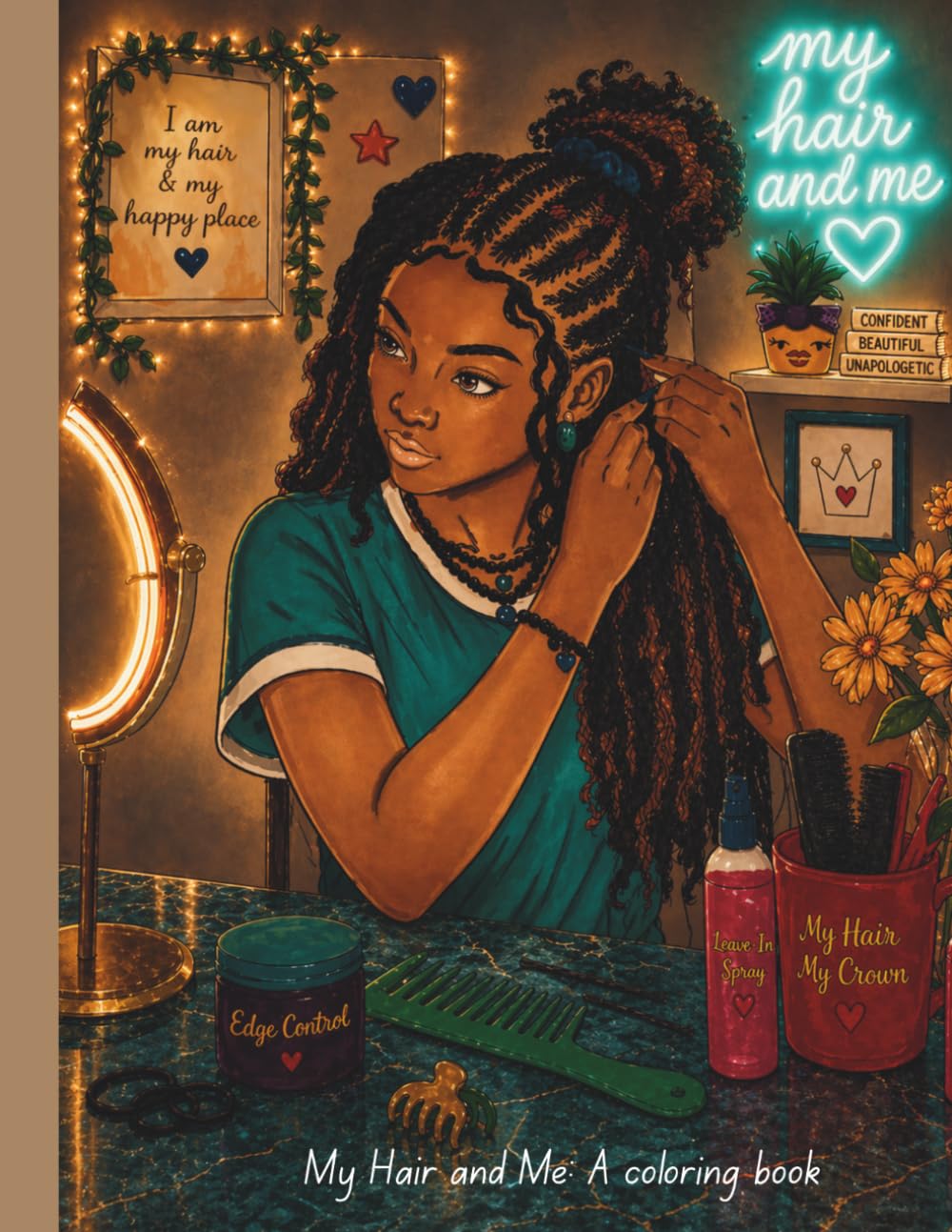 My Hair and Me: A Self-Care Coloring Book for Embracing Your Crown, Confidence, and Natural Beauty