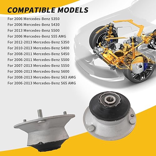 Miniatura 6 de 31336760943 2 unids soportes de puntal delantero izquierdo derecho para BMW 2008-2013 120i 318i 320i 325i 330i 335i 330Ci 545i 550i 645Ci 630i 650i