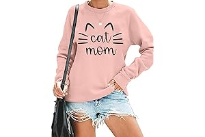 Cat Mom Sweatshirt - The Epitome of Feline-Inspired Style