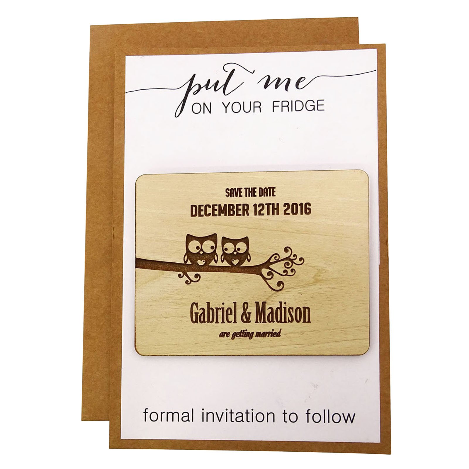 Darling Souvenir Rustikale Hochzeit Abwehr das Holz Magnet 40 Individuelle Gravur Holz Magnet Personalisierte Geschenke