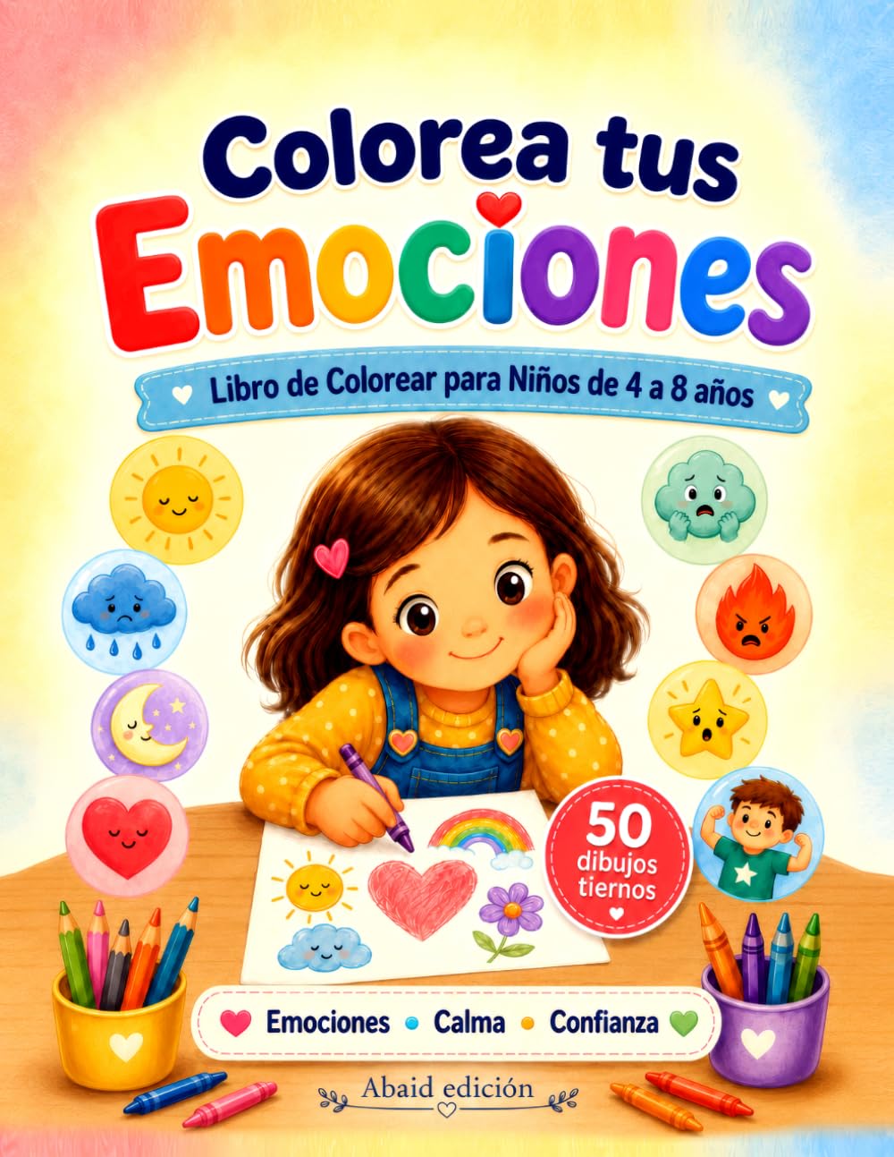 Colorea tus Emociones: Libro de Colorear para Niños de 4 a 8 años