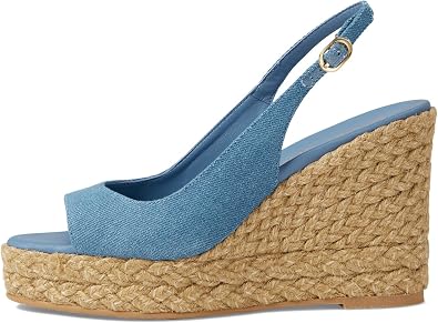 Stuart Weitzman Island Peep-Toe Espadrille Wedge | Casual Sandals
