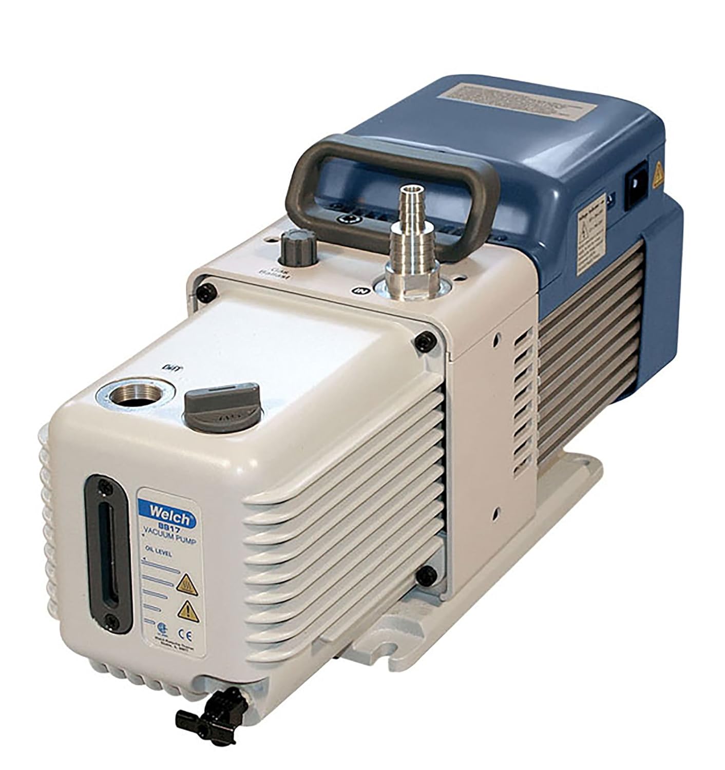 Welch Vacuum 8912A Direct Drive Vacuum Pump, Rotary Vane, 108 LPM, 0.