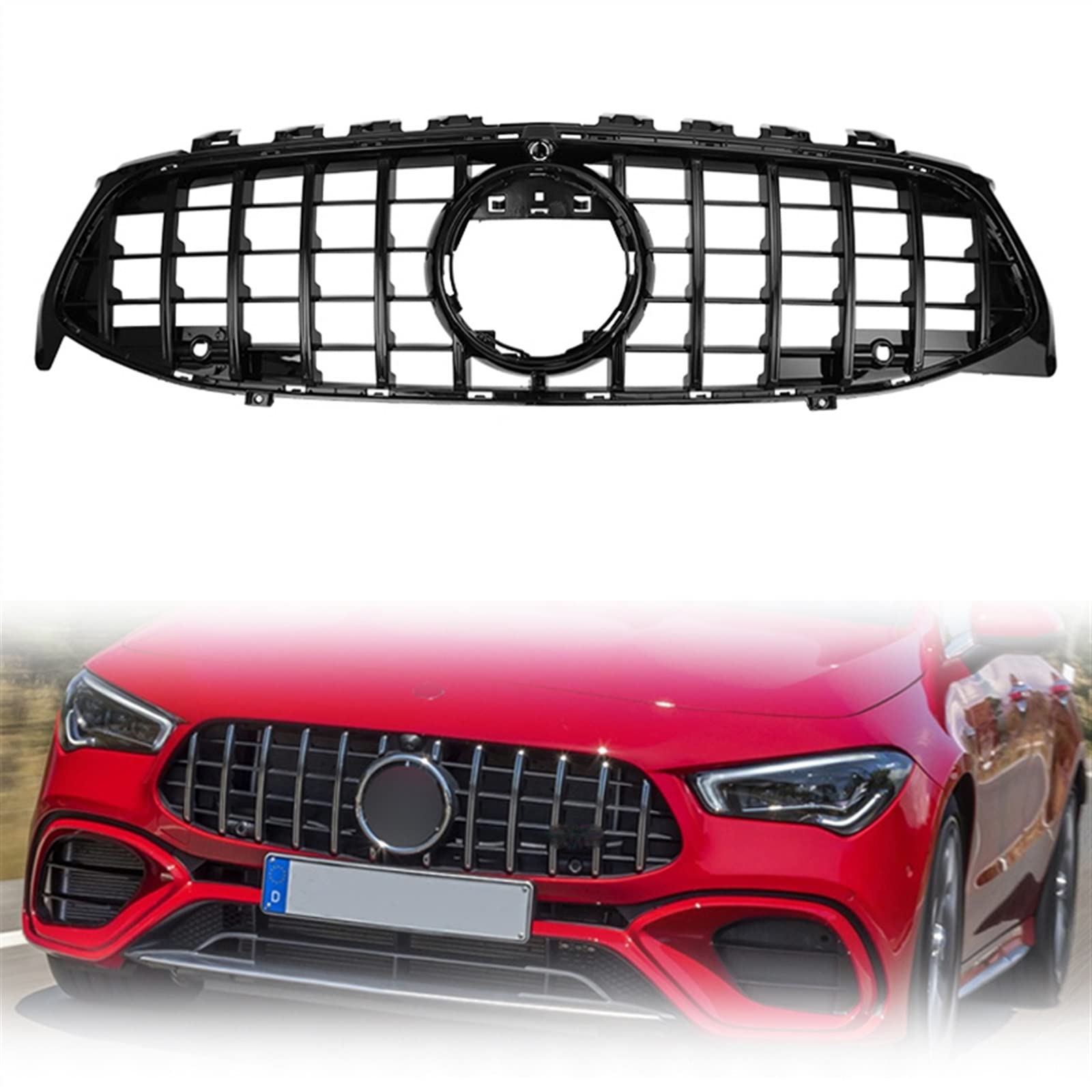 Grille de pare-chocs avant Benz W118 CLA pour remplacer calandre origine 19-22