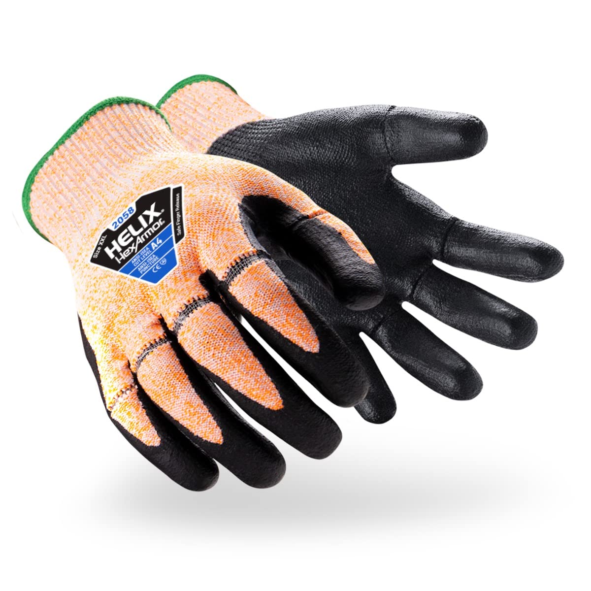 HexArmor Helix 2058 Cut Resistant Touchscreen Gloves with Tear Away