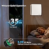 Heat Recovery Ventilator with Ceramic Heat Exchanger, Wall-Mounted HRV Ventilation Unit with WiFi/Remote Control for Home, Attic, Garage – Supply, Exhaust & Recirculation Ventilation Fan(150 mm) - 5