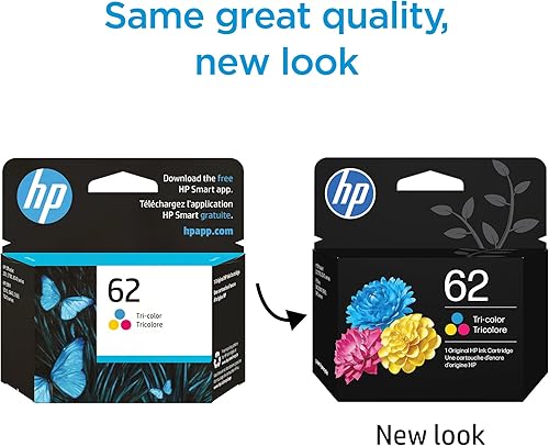 Miniatura 2 de HP 62- Cartucho de tinta tricolor original (C2P06AN).