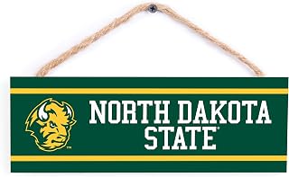 P. Graham Dunn North Dakota State University Green & Yellow Logo 10 x 3.5 Pine Wood String Sign