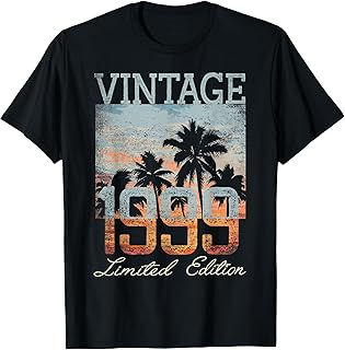 Vintage 1999 Limited Edition 26th Birthday 26 Year Old Gifts T-Shirt