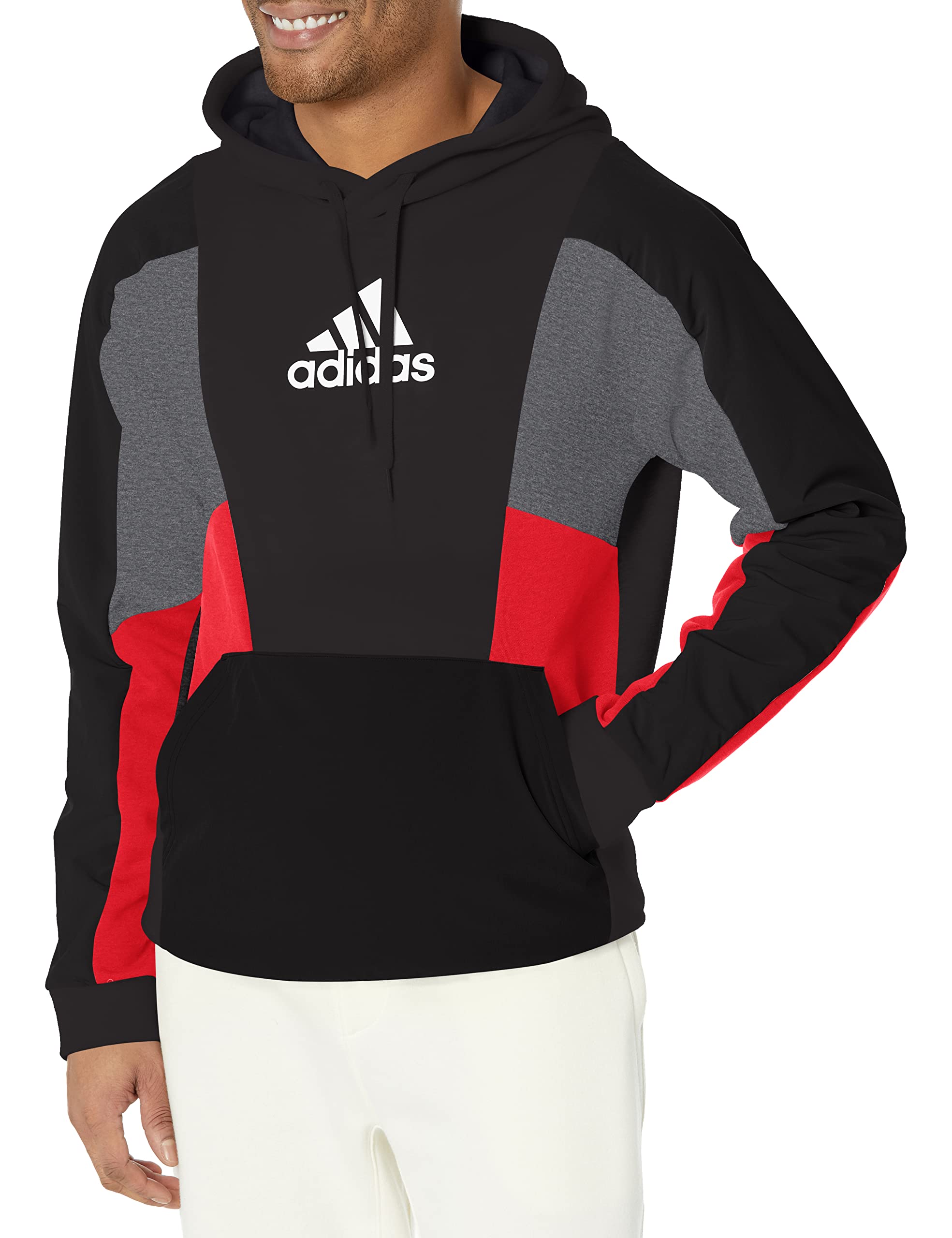 adidasMen's Tall Size Essentials Colorblock Hoodie