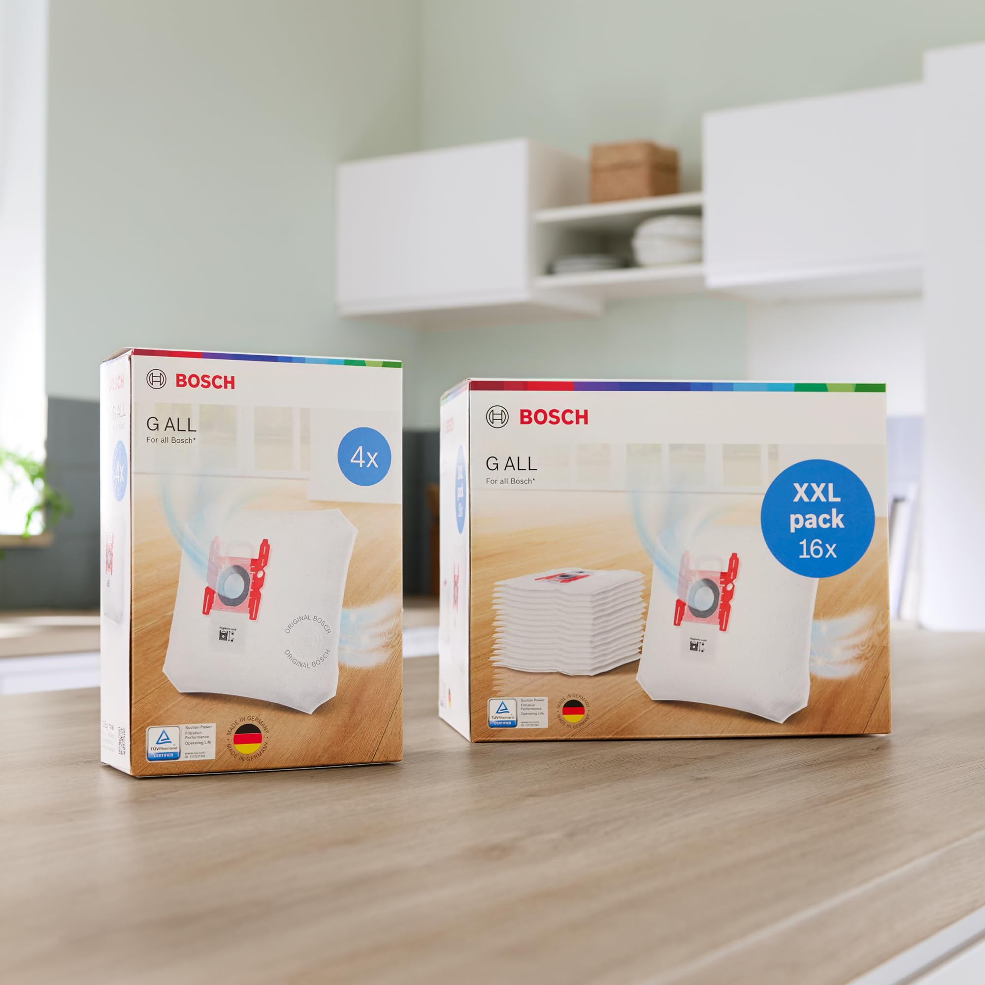 Bosch - Aspirador con Bolsa, Serie 6, ProSilence, Silencioso, Filtro HEPA, Cabezal LED, Blanco, BGB6SIL0L