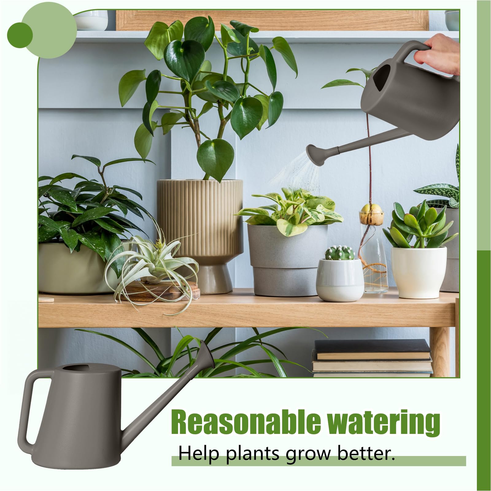 Amazon.co.jp: ZXJ Grip 植物用じょうろ - 屋内外の家庭菜園植物用