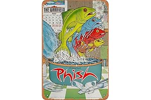 Phish Poster - Vintage Retro Metal Tin Sign Art Decor - 12 X 8 Inches