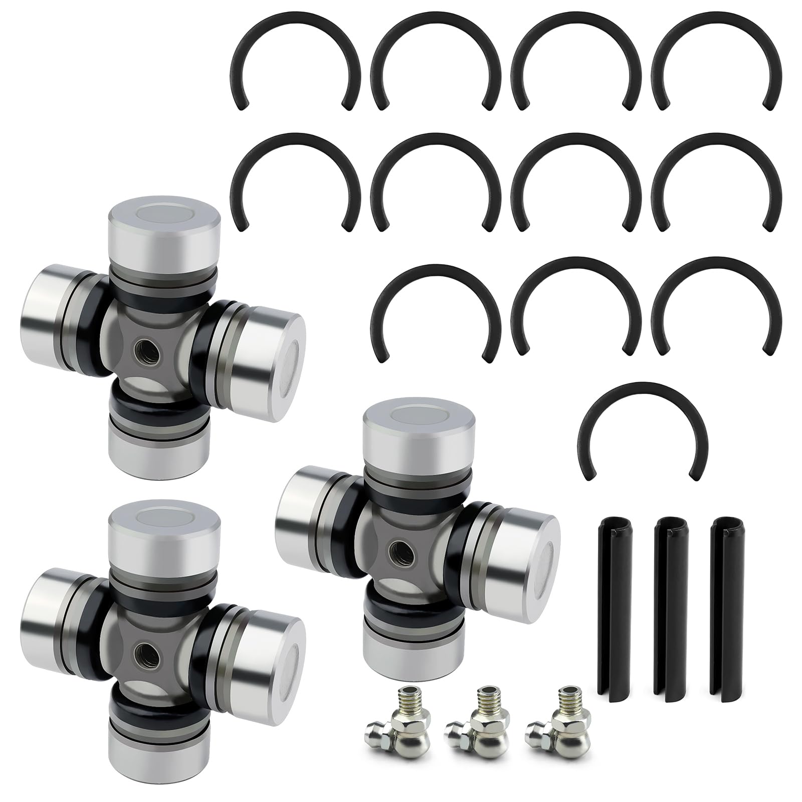 Amazon.com: 3 x Front & Rear Prop Shaft U-Joint for Polaris RZR