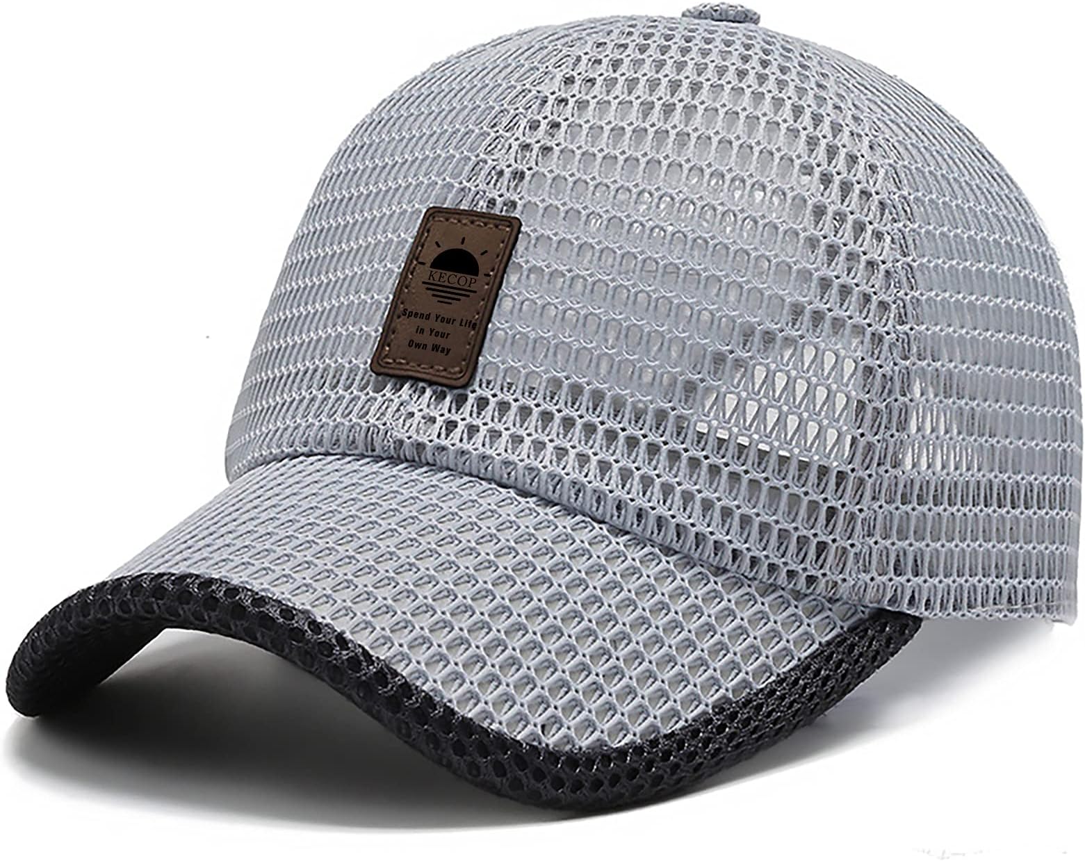 Unisex Breathable Full Mesh Hat,Baseball Cap Summer Hat,Quick Dry Running hat,Lightweight Cooling Water Sports Hat