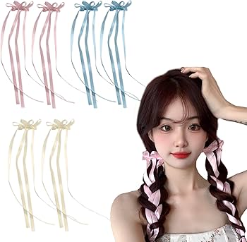 Amazon.co.jp: nalaina ヘアクリップ ヘアピン (3色 6個セット) 蝶結び