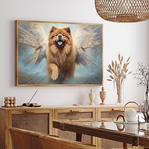 Miniatura 5 de Thuan Chow Chow - Lienzo de memoria para perro, hecho en Estados Unidos, retrato de mascotas, impresión conmemorativa de pérdida de mascotas,