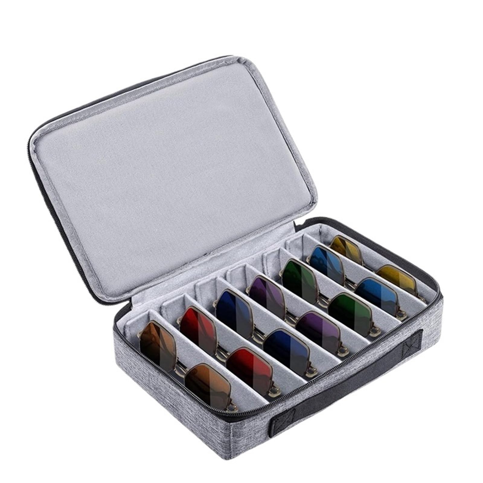1PcsTravel Sonnenbrille Organizer Fall Tragbare Gläser Auge Tragen Halter for Männer Frauen Reisen Brillen Für Brillen