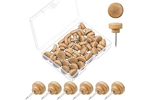 Gueevin Wooden Push Pins: Unleash the Power of Natural Appeal
