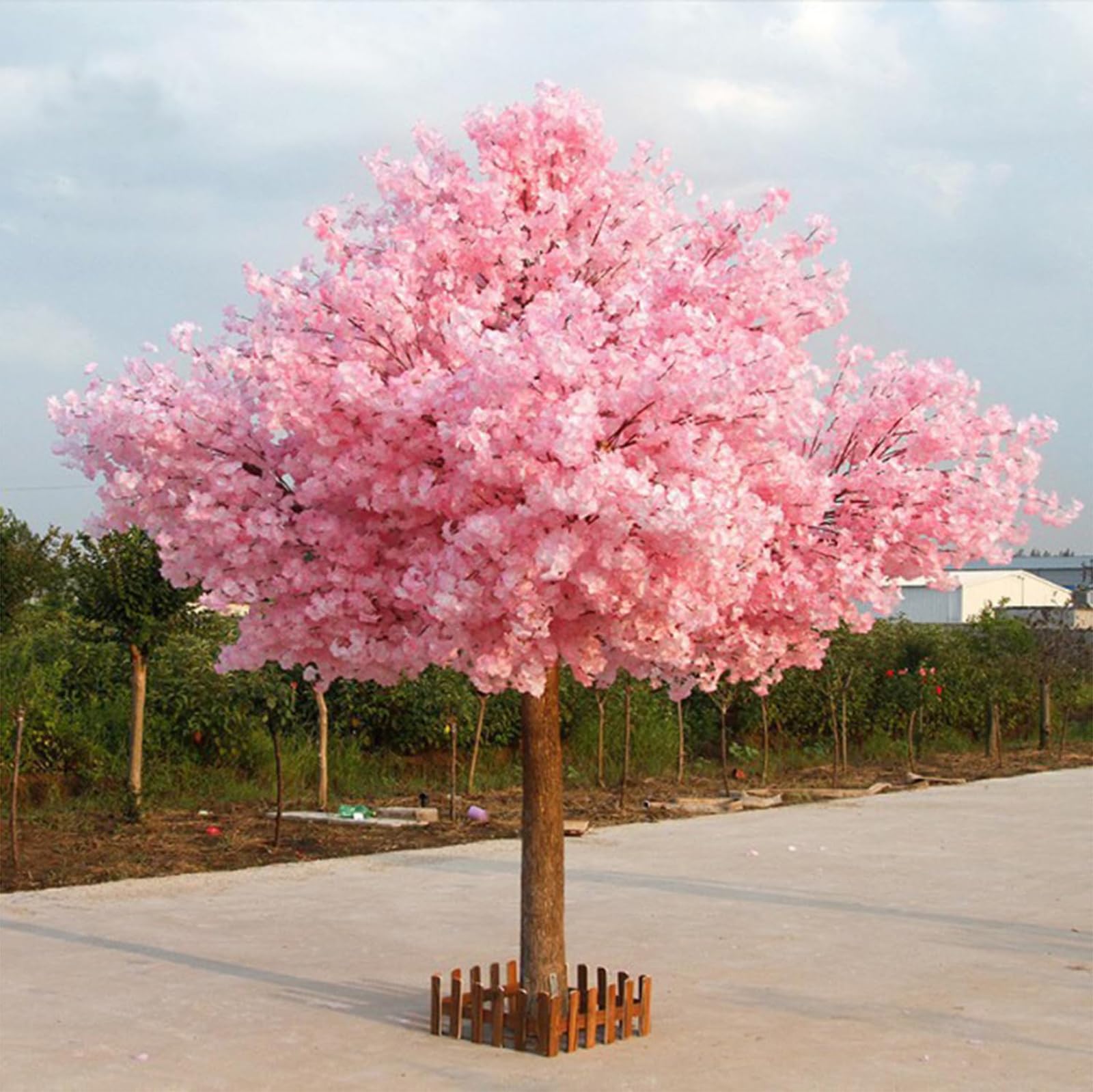 Bxywmdgb 001 Artificial Cherry Blossom Tree, Handmade Light Pink, With Branches For Indoor And Outdoor Wedding Decor, 2 * 1.5M/78 * 59In