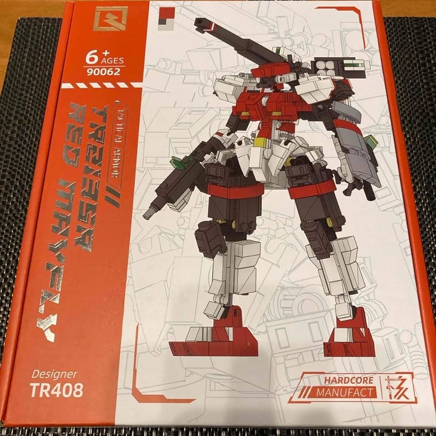 Amazon.co.jp: ブロックロボビルダー RED BLUE 2種セット : おもちゃ