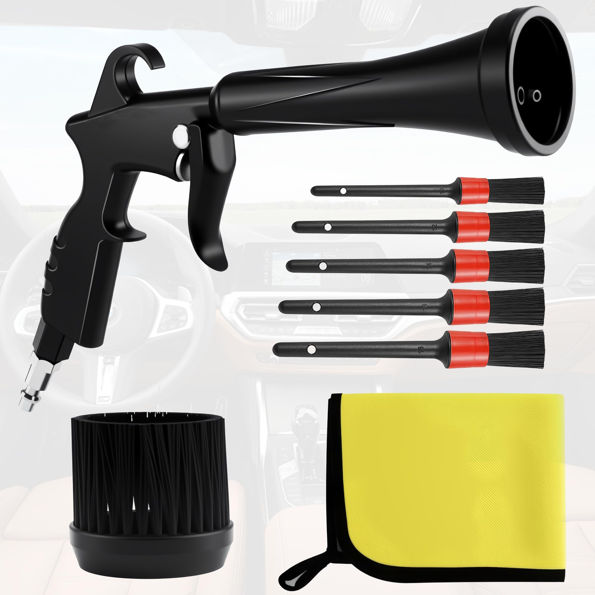 HANDY Tornado Air Cleaning Gun with Rubber Guard