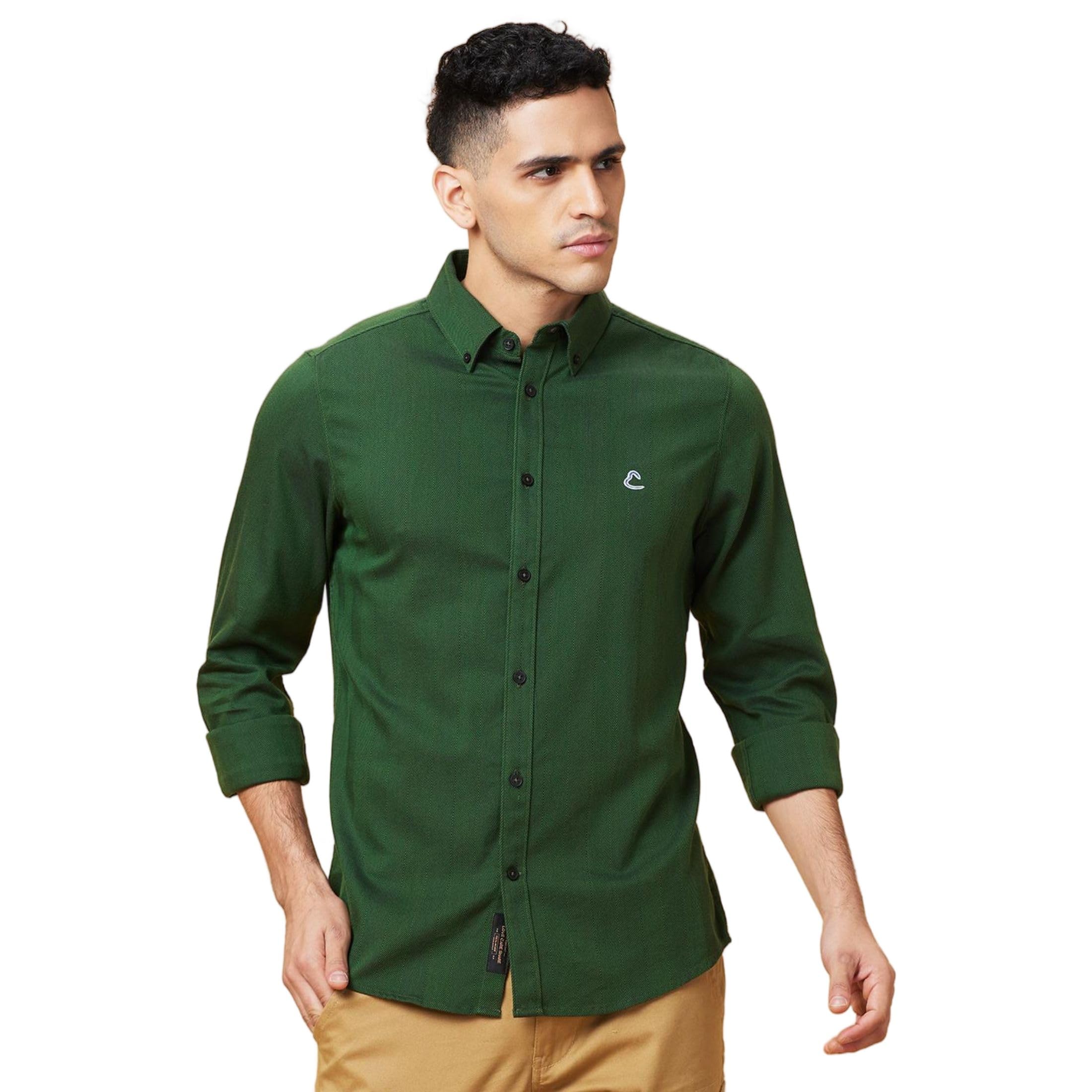 Being HumanMen's Solid Slim Fit Shirts