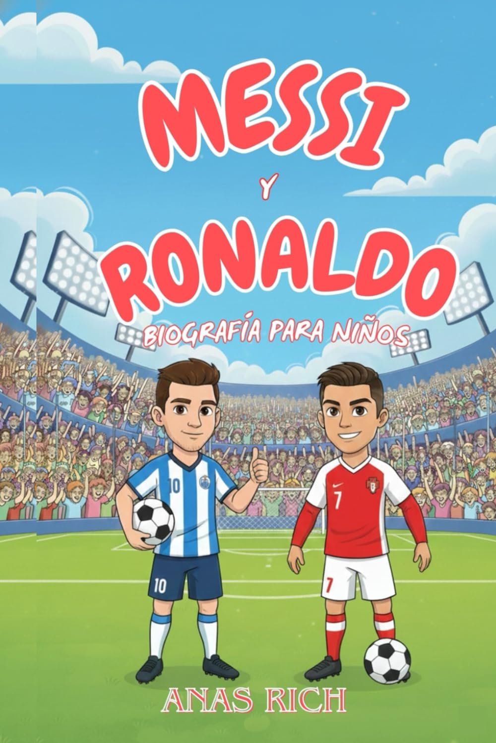 MESSI Y RONALDO BIOGRAFÍA PARA NIÑOS: Una historia inspiradora de dos leyendas del fútbol mundial